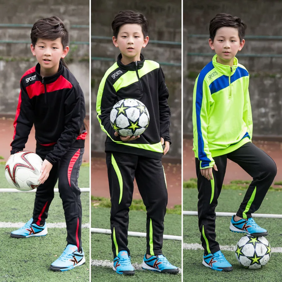 Brand New Professional Men Football Clothing Suit Kids Soccer Training