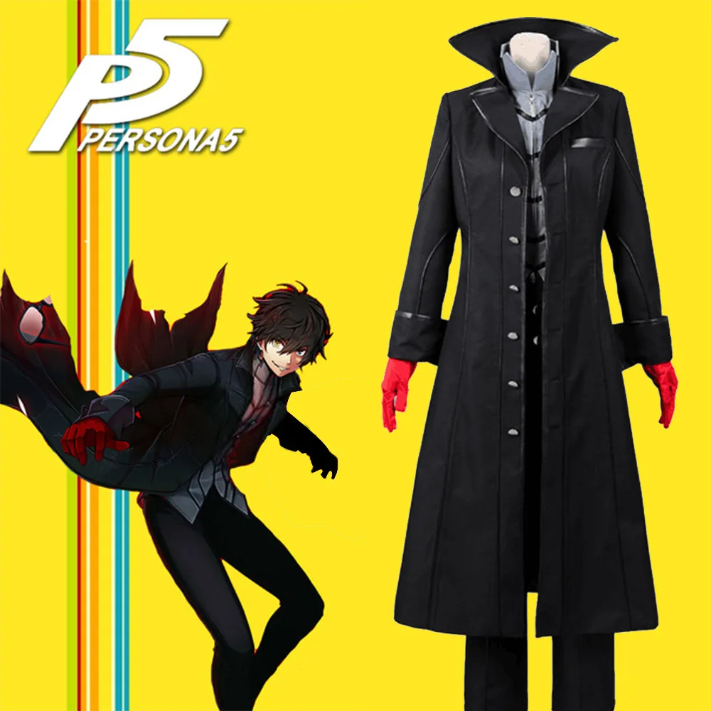 P5 Joker Cosplay Costume  Top Quality Coat for Sale