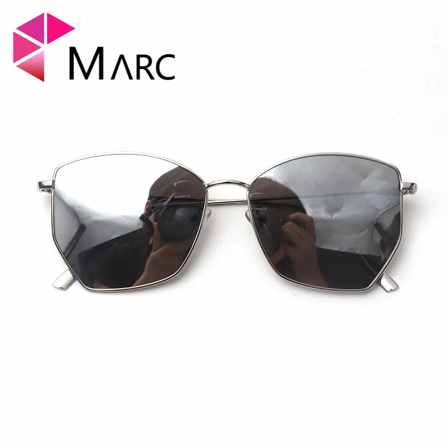 

MARC UV400 WOMEN 2018NEW Eyewear designer sunglasses Oculos Resin sol recommend Mirror gafas Square eyewear MEN Siver Alloy