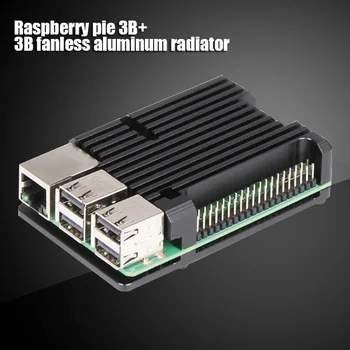 

Aluminum Alloy Housing Radiator Metal Cooling Shell for Raspberry Pi 3B+ 3B EM88