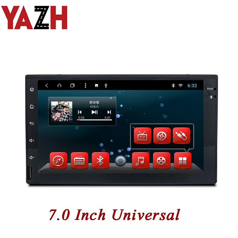 YAZH 2 din gps навигация ГБ 32 7 дюймов сенсорный экран без dvd плеер для старых