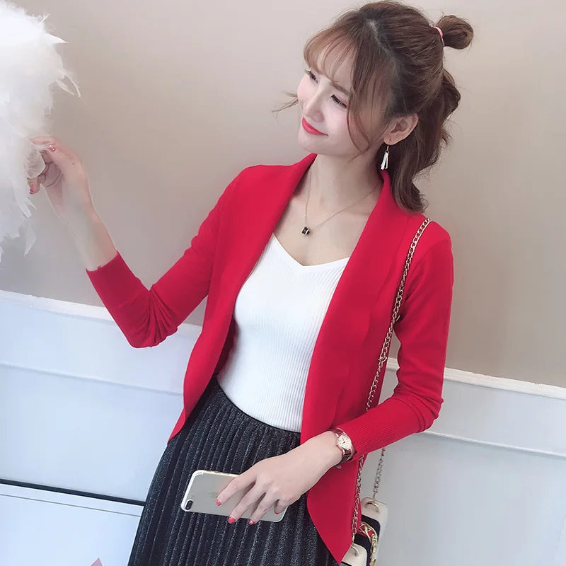 

New 2019 Spring And Autumn Women's Wear Korean Version Of Women Knitted Shawl