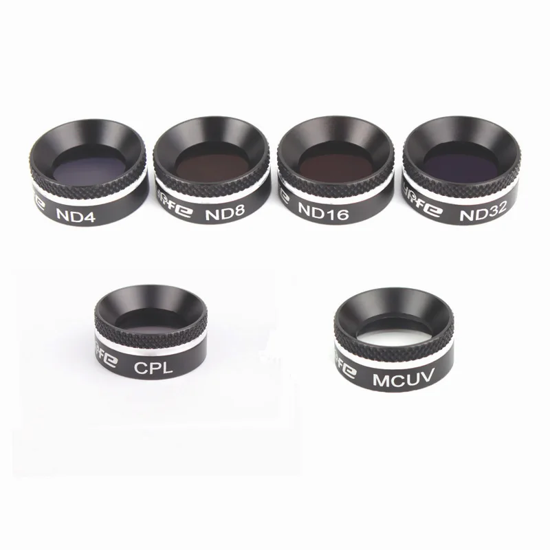 UV  ND4 8 16 32 CPL ND Filter With Sun Shade hood effect For DJI Mavic Air RC Drone Accessories 2