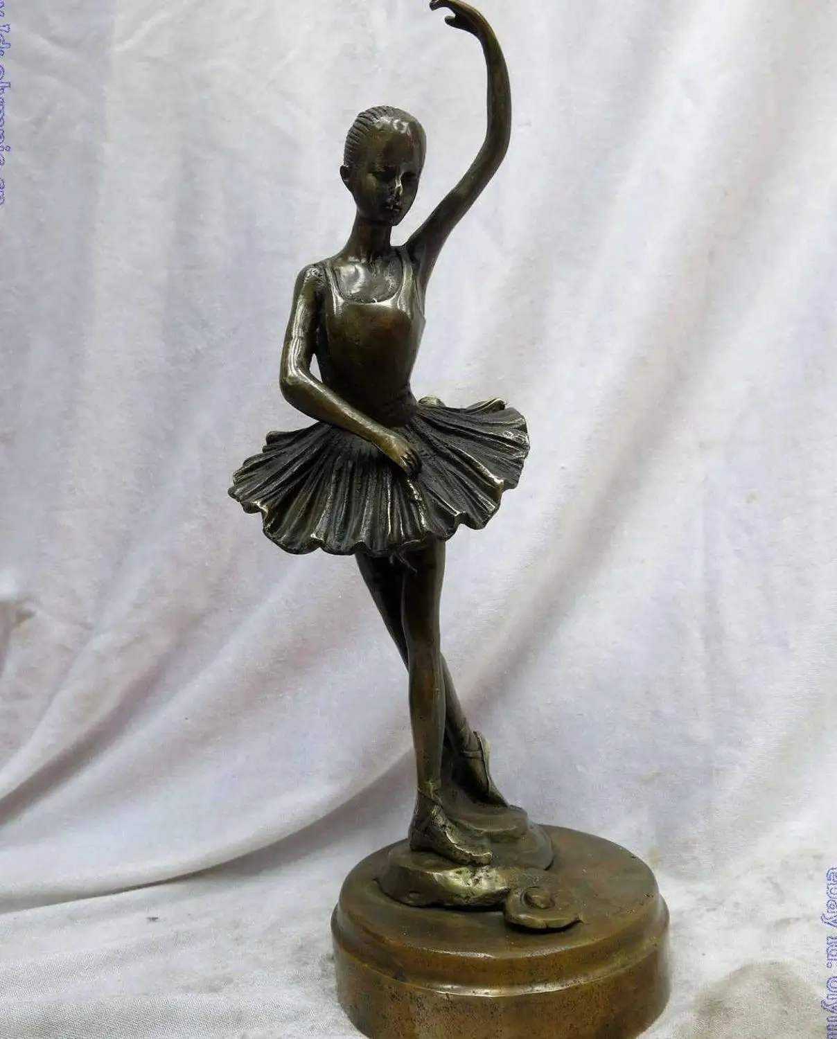 

12" China brass copper carved finely ballet dance - pop star Sculpture statue #6