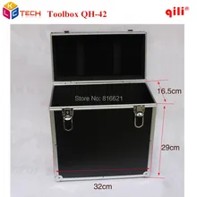 Qili QH-42 Toolbox Max черный цвет пластиковый ящик для инструментов контейнер для хранения многофункциональный пластиковый ящик для инструментов с ручкой