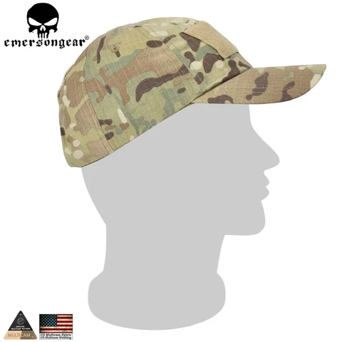 Chapéu de Verão Masculinos do Homem Boné de Beisebol Tático do Exército Emersongear Caminhadas Acampamento Camuflagem Biônico Pesca Cadete Tampão Militar Chapéu