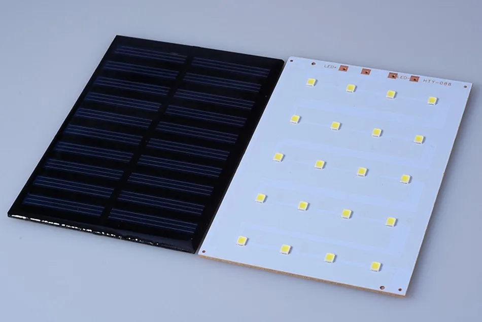 5V PCBA материнская плата универсальный солнечный Внешний Аккумулятор Чехол DIY коробка двойной USB 20 шт светодиодный 5x18650 Солнечный внешний аккумулятор DIY KIT(без батареи