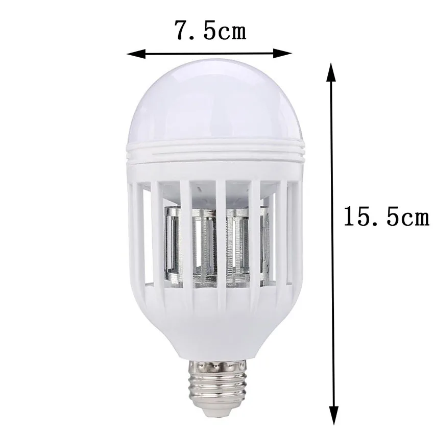E27 15 Вт Светодиодный светильник от комаров 110 В 220 В, Домашний Светильник, лампа против комаров, насекомых, летающих насекомых, Отпугиватель насекомых, светодиодный светильник