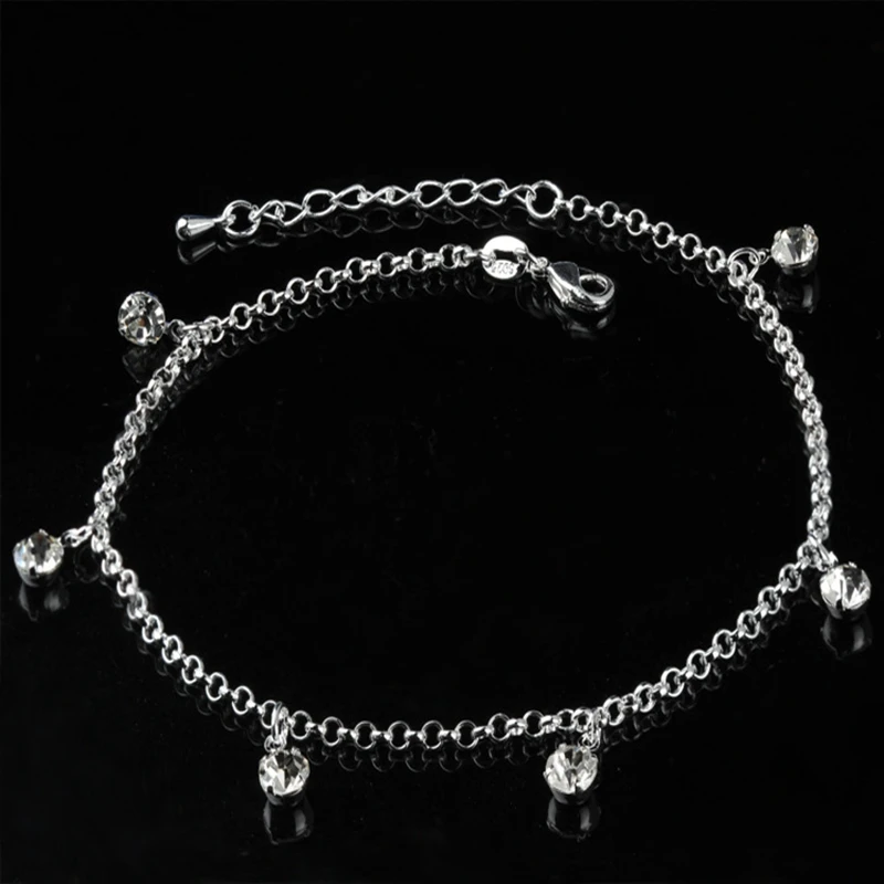 

MISANANRYNE Simple Heart Anklets Barefoot Crochet Sandals Foot Jewelry Leg Anklets On Foot Ankle Bracelets For Women Leg Chain