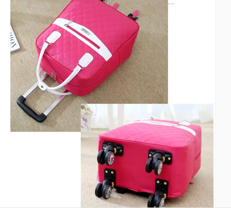 Универсальный чехол на колесиках, бутик-багаж, чемодан из материала Оксфорд, многофункциональная двойная сумка на плечо, дорожная сумка, 2" Посадочная коробка