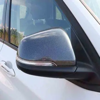 

DNHFC high quality Auto rearview mirror carbon fiber decorative cover For BMW X1 F48 2015 2016 20i 25i 25le