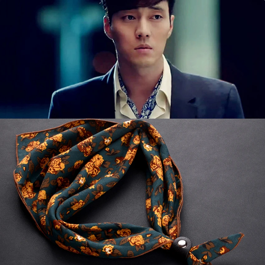 

Vintage scarf unisex cotton scarf Square Cravate Scarves Soft fashion Head Neck Hair Tie Band Multi-Color Neckerchief 60x60cm
