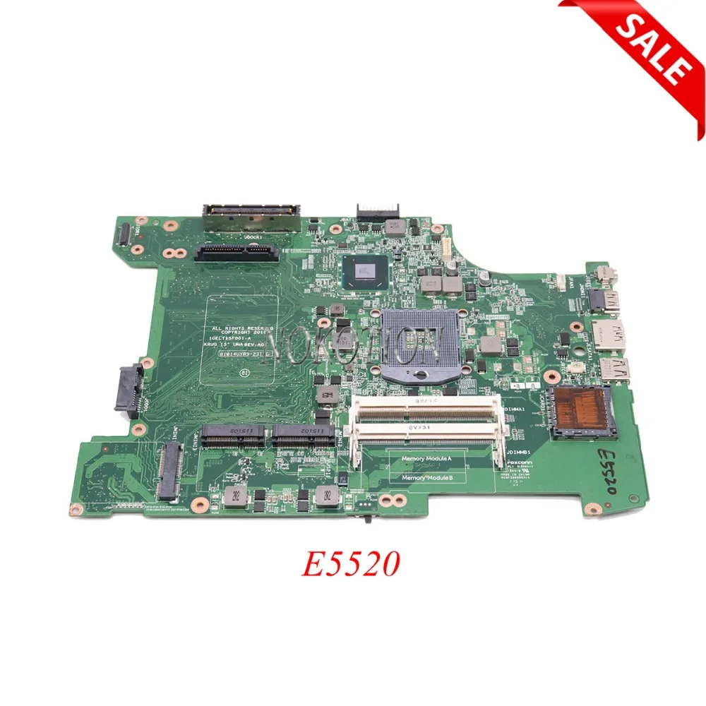 NOKOTION материнская плата для ноутбука Dell Latitude E5520 CN-0JD7TC 0JD7TC JD7TC HM65 UMA DDR3 основная