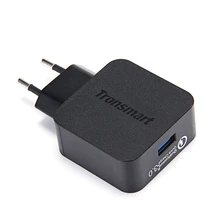 Tronsmart 18W Quick Charge 3.0 USB Wall Charger for Galaxy S7, S7 Edge, HTC 10, LG G5 ( Included an 6ft 20AWG Type-C Cable)