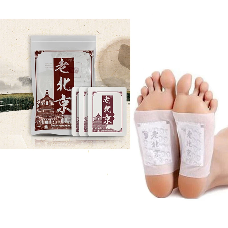 10Pcs Tradition Chinese Ginger Organic Foot Patch Improve Sleeping