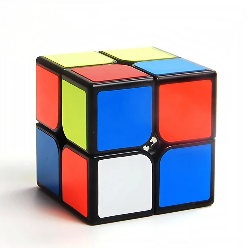 QiYi Профессиональный Скорость Cube 2x2x2 для игрушка-головоломка антистрессовый куб Neo Cubo Magico Стикеры для детей раннего образования деревянная игрушка