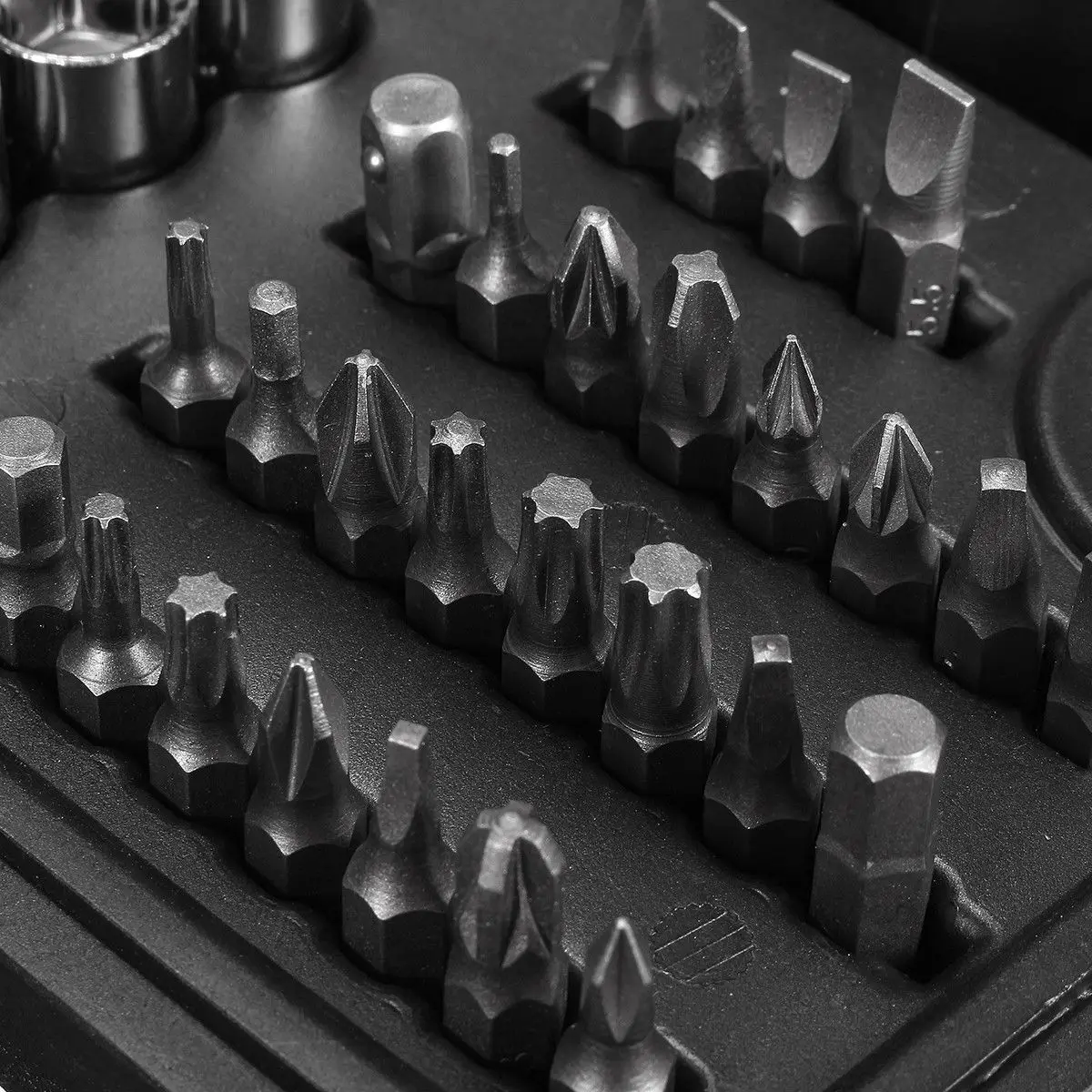 45 PCs Power Tool Cordless Rechargeable Screwdriver Drill Kit Set