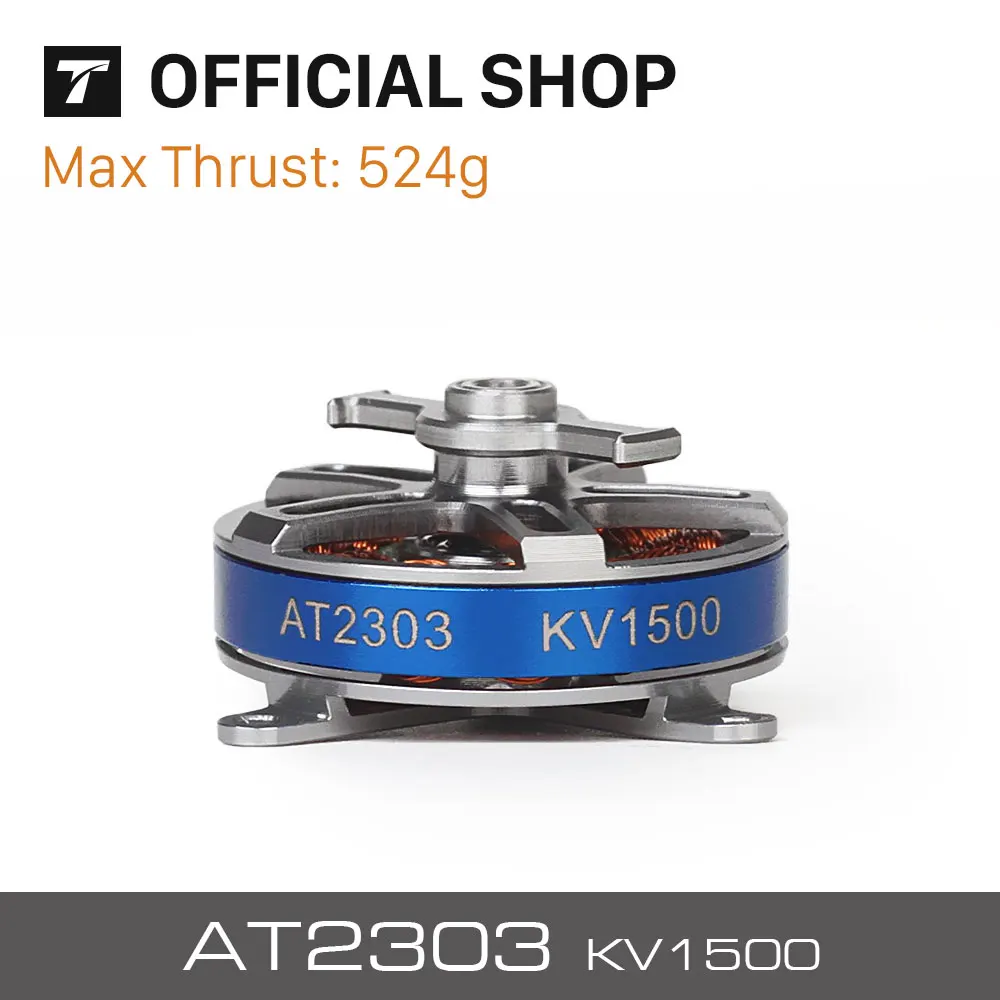 T-MOTOR короткий вал AT2303 KV1500/1800/2300 бесщеточный двигатель для F3P гоночного дрона с