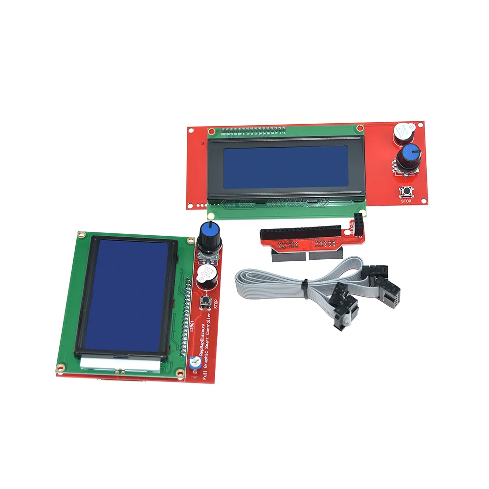 1 шт. RAMPS 1,4 lcd 12864 Ramps Smart parts панель управления lcd 12864/2004 монитор Материнская плата синий экран модуль