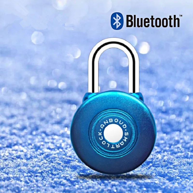 

Smart Bluetooth Door Lock Waterproof Anti Theft Alarm for Cycling Motorycle Door with APP Control Electronic Wireless Door Lock