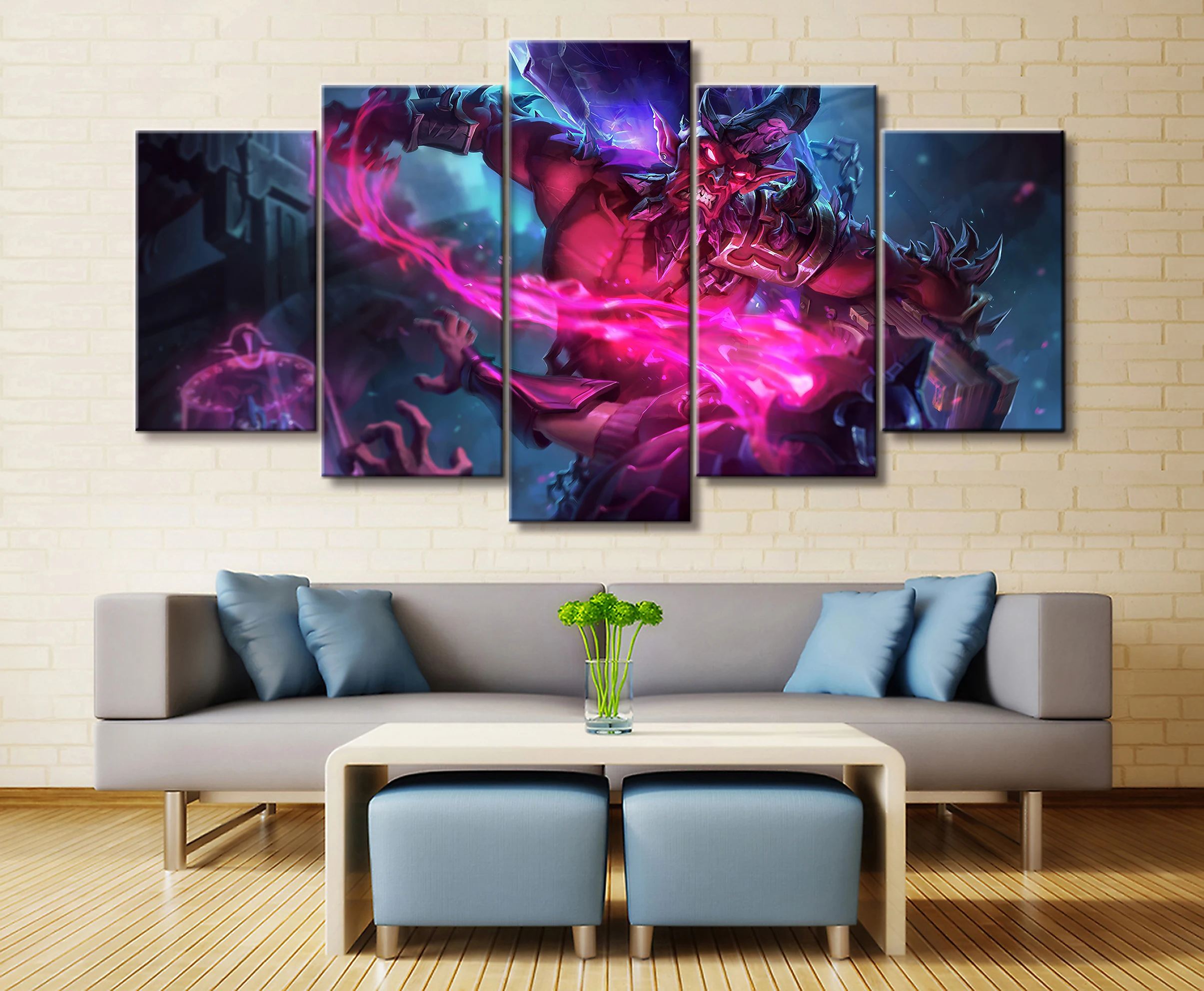 Home Decor Modular Picture Canvas Painting 3 Piece My Hero Academia Animation Poster Wall For Living Room Modern