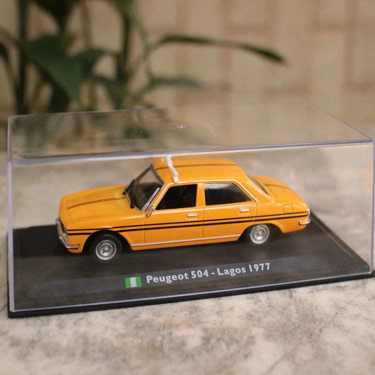 Высокое моделирование нигерийские такси, peugeot 504-Лагос 1977,1: 43 сплава модели автомобилей, оригинальная упаковка подарочная коробка модели автомобилей