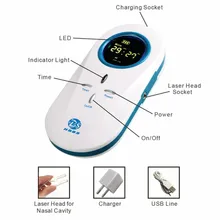 Медицинский холодный лазер носовой полости физический очиститель крови полупроводниковое лечение аллергии и ринита машина