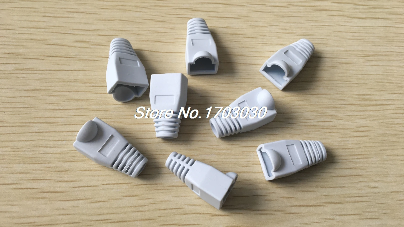 

100 pcs Ethernet CAT5 CAT6 RJ45 Strain Plug Cover Boot