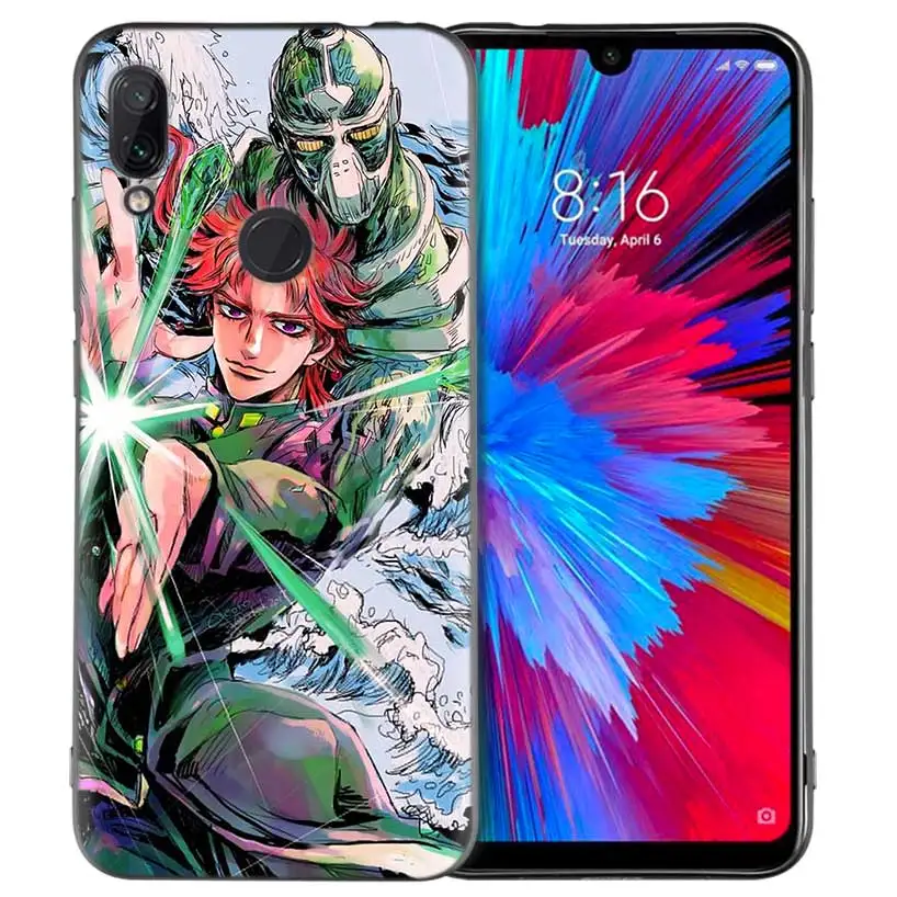 JoJo Необычные Приключения силиконовый чехол для Xiaomi Mi 9 8 Play A1 A2 Redmi Note 7 6 6A 5 Plus S2 GO Lite Pro Pocophone F1 - Цвет: 12