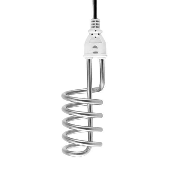 2500W 220V Stainless Steel Electric Portable Immersion Heater Boiler Water Heating Element For Bathroom Home