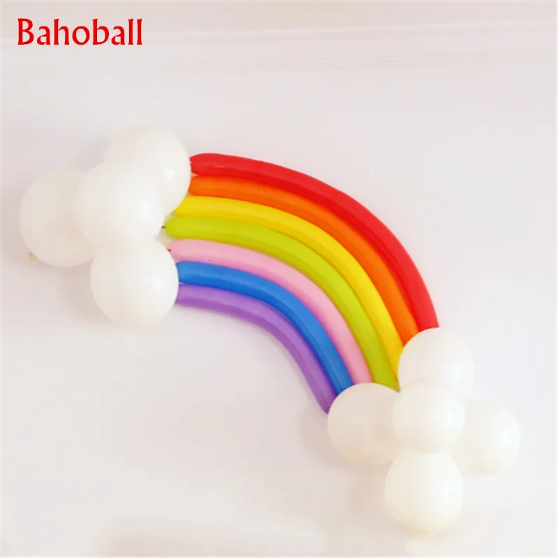 

NEW Color 17pcs 260 Magic Rainbow Balloons Long Balloon Modelling Latex Balloons Wedding Birthday Party Decor Kids Supplies DIY