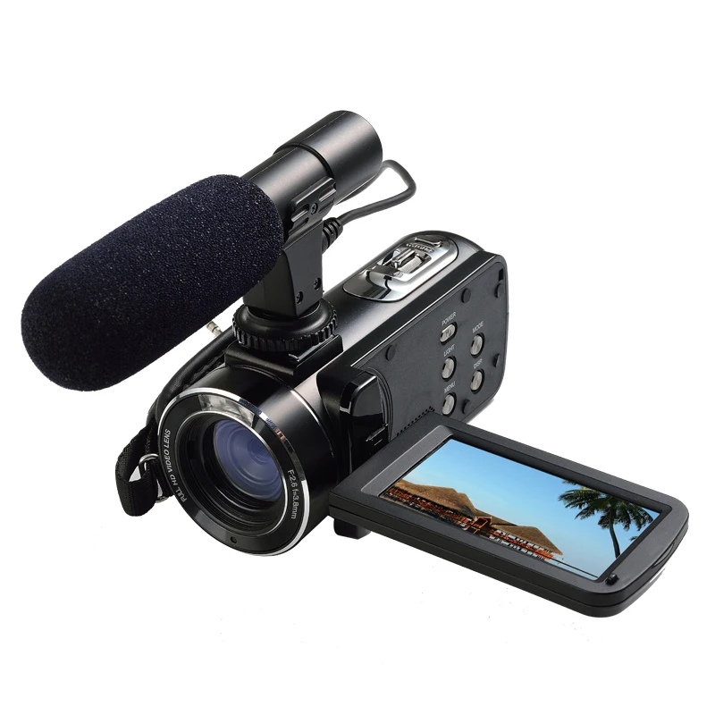 Ordro  Z20 FHD 1080P 24MP Digital Video Camera With WiFi, Touch Screen Support External MIC Video Camera 16 Digital Zoom