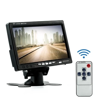 

20Pcs/Lot 7 Inch LCD Color Display Screen Car Rear View DVD VCR Parking Monitor Fancy HD 800*480 Screen