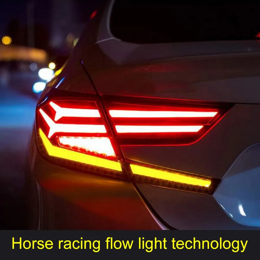 

NewCar Styling Taillight Rear Light Modified Lamp Assembly Rear Lamp Reverse LED Brake Light Dynamic Turn Signal Light for Honda