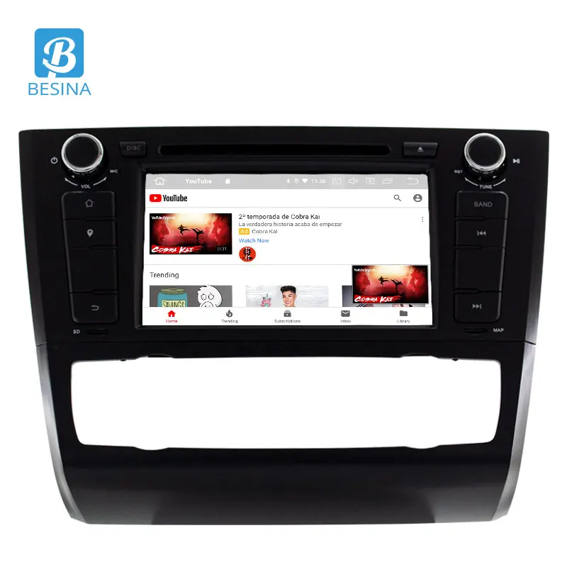 Besina 1 Din Android 9,0 автомобильный dvd-плеер для BMW 1 серия E81 E82 E87 E88 I20 2004-2011 gps Навигация стерео Мультимедиа Радио