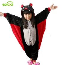 Boys sleepwear Flannel christmas warm pajamas bat onesie kids pajamas for girls Baby children’s sleepwear pyjamas children