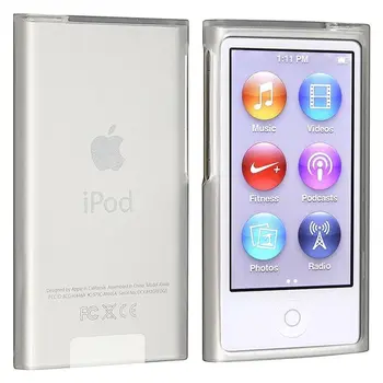 Funda de silicona de Gel TPU para Apple iPod Nano 7. ª generación, carcasa transparente de silicona suave para Apple iPod Nano 7 7G nano7