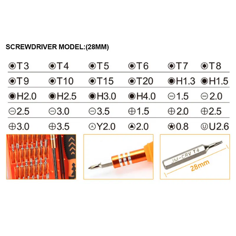 Профессиональный 33 в 1 Многофункциональный прецизионный Набор отверток, Мини Электронная отвертка, набор инструментов для ремонта, набор для телефона, ПК