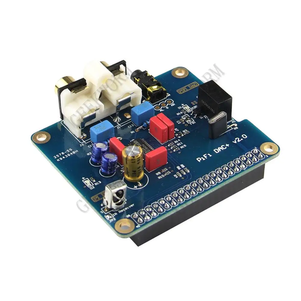 I2S интерфейс PiFi DIGI DAC + HIFI цифровая аудиокарта для Raspberry Pi 4 Модель B/3B +/ 3B /2B / B pi Dac
