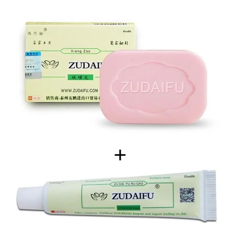 Zudaifu травяной мыло Zudaifu крем от псориаза антибактериальные псориаз экзема крем массажный Плюс дропшиппинг