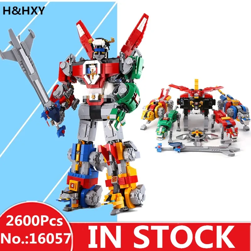 

IN STOCK 16057 2600 Pcs Movie Series 21311 Changing Robot Model Toys Building Blocks Bricks Kids Toys As Christmas Gifts