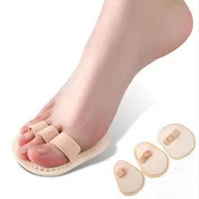 1 шт. 3 пальца стопы носки вкладыши колодки молоток палец сепаратор для вальгусной деформации ортопедические окончание коррекция носка