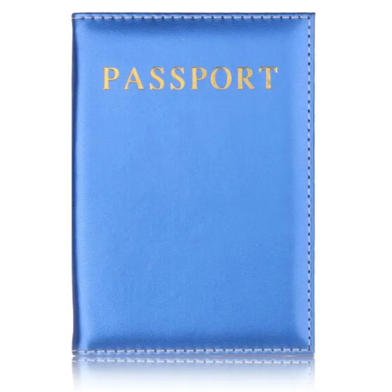 Фирменная Милая Обложка для паспорта для женщин, Россия, розовый чехол для паспорта, чехол для документов для паспорта, чехол для девочек, чехол для паспорта, искусственная кожа - Цвет: Синий