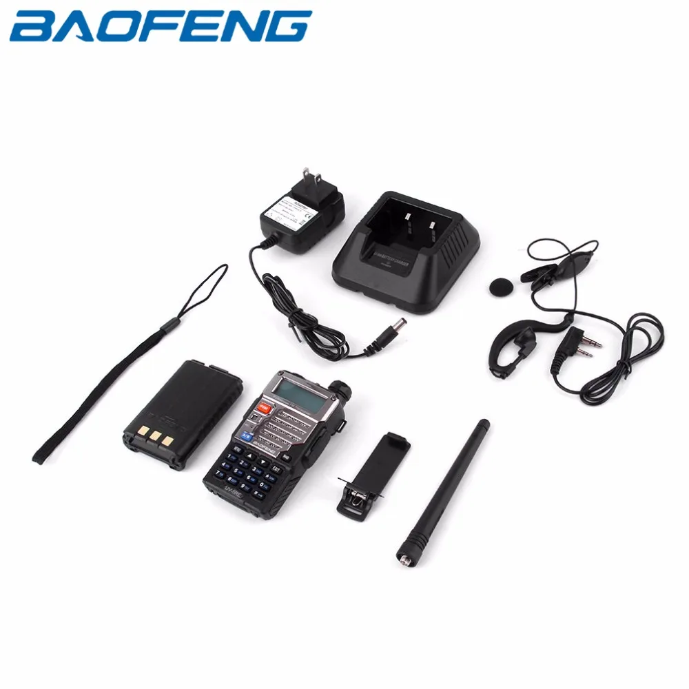 Baofeng UV-5RE рация UV5R обновленная версия двухдиапазонный радиоприемник 5 Вт 128CH FM VOX DTMF двухстороннее радио UV5RE адаптер США