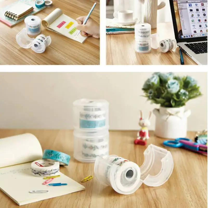 Buy Transparent Visible Masking Tape Cutter Decorative