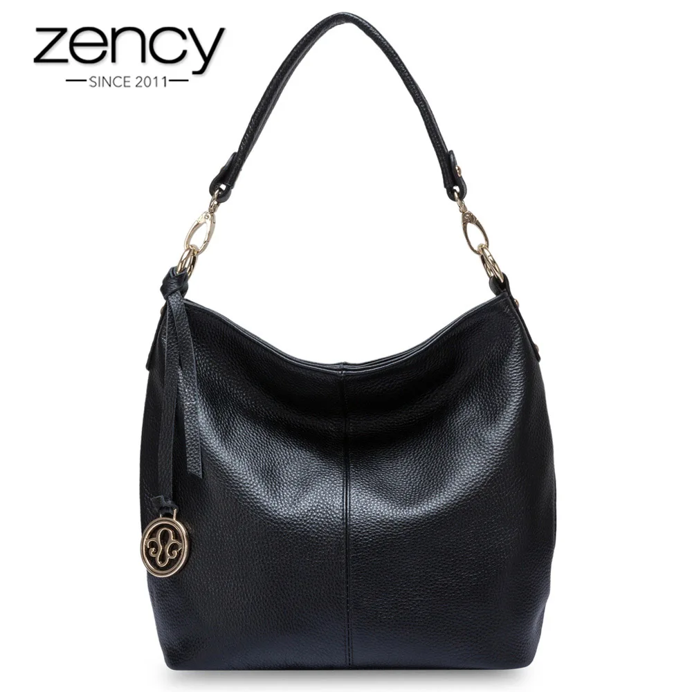 Zency 5 Colors New Arrivals 100% Genuine Leather Fashion Women Shoulder Bag High Quality Female Messenger Crossbody Purse Grey Zency 5 Colors New Arrivals 100% Genuine Leather Fashion Women Shoulder Bag High Quality Female Messenger Crossbody Purse Grey
