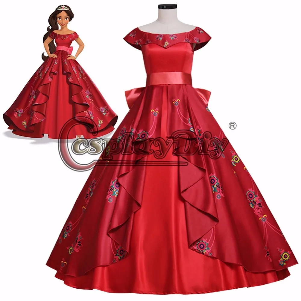 Elena and Secret of Avalor принцесса Елена красное роскошное нарядное платье принцессы на Хэллоуин маскарадные костюмы для женщин на заказ