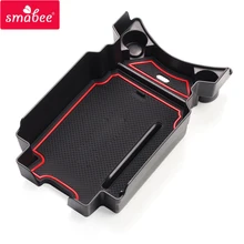 smabee Car central armrest box For Honda civic 2015-2017 Interior Accessories Stowing Tidying RED
