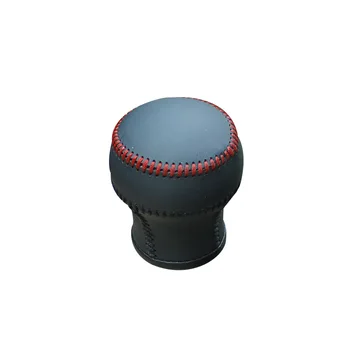 

LS AUTO Top genuine leather gear stick shift knob cover leather For Volkswagen Passat B5 MT Case ppc pen cpt car gear cover