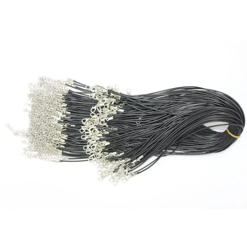 10pcs 45cm length Maxi Necklace Collares Collier Diy 9 Colors Sale Chains Pendant Charms Findings String Cord 1.5 mm | Украшения и